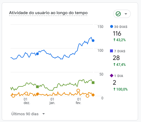 Resultados Google Analytics - Bruna Pires Advocacia